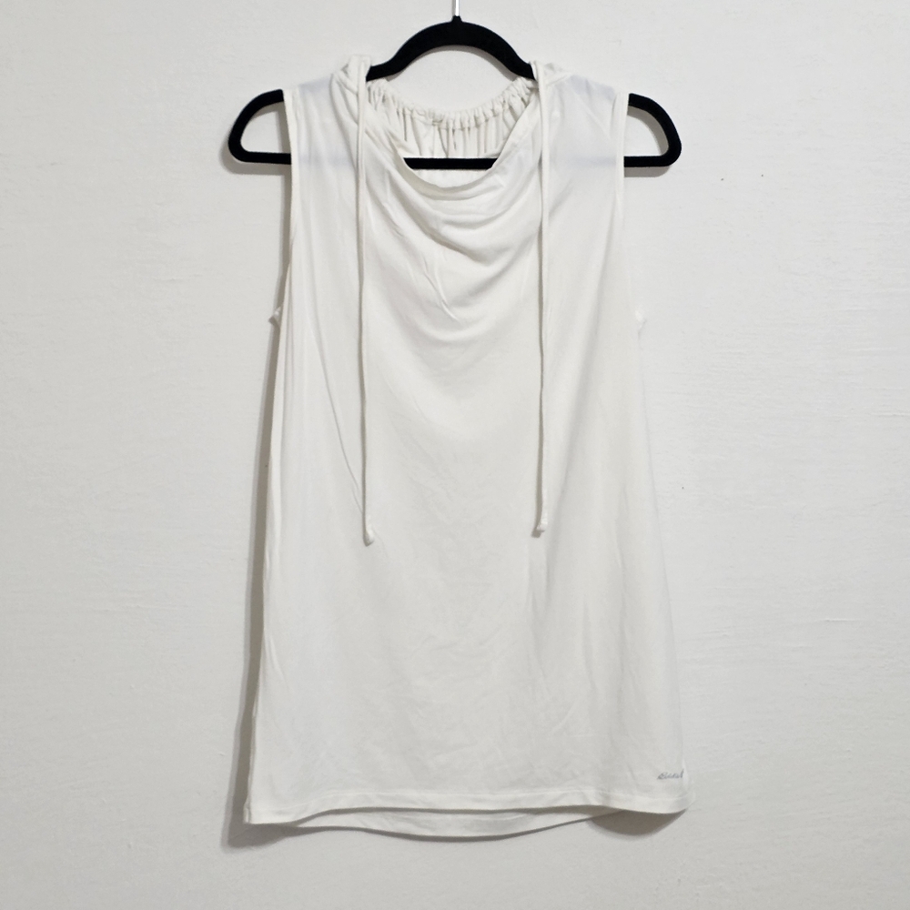 Eddie Bauer White Sleeveless Tank Top